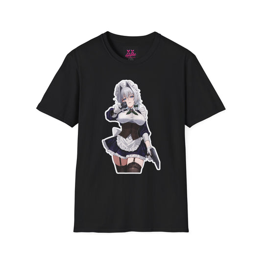 Anime-Inspired Unisex lewd gun T-Shirt - Fun, Playful Design, Perfect for Anime Lovers, Cosplay, Gifts, Casual Wear, and Conventions