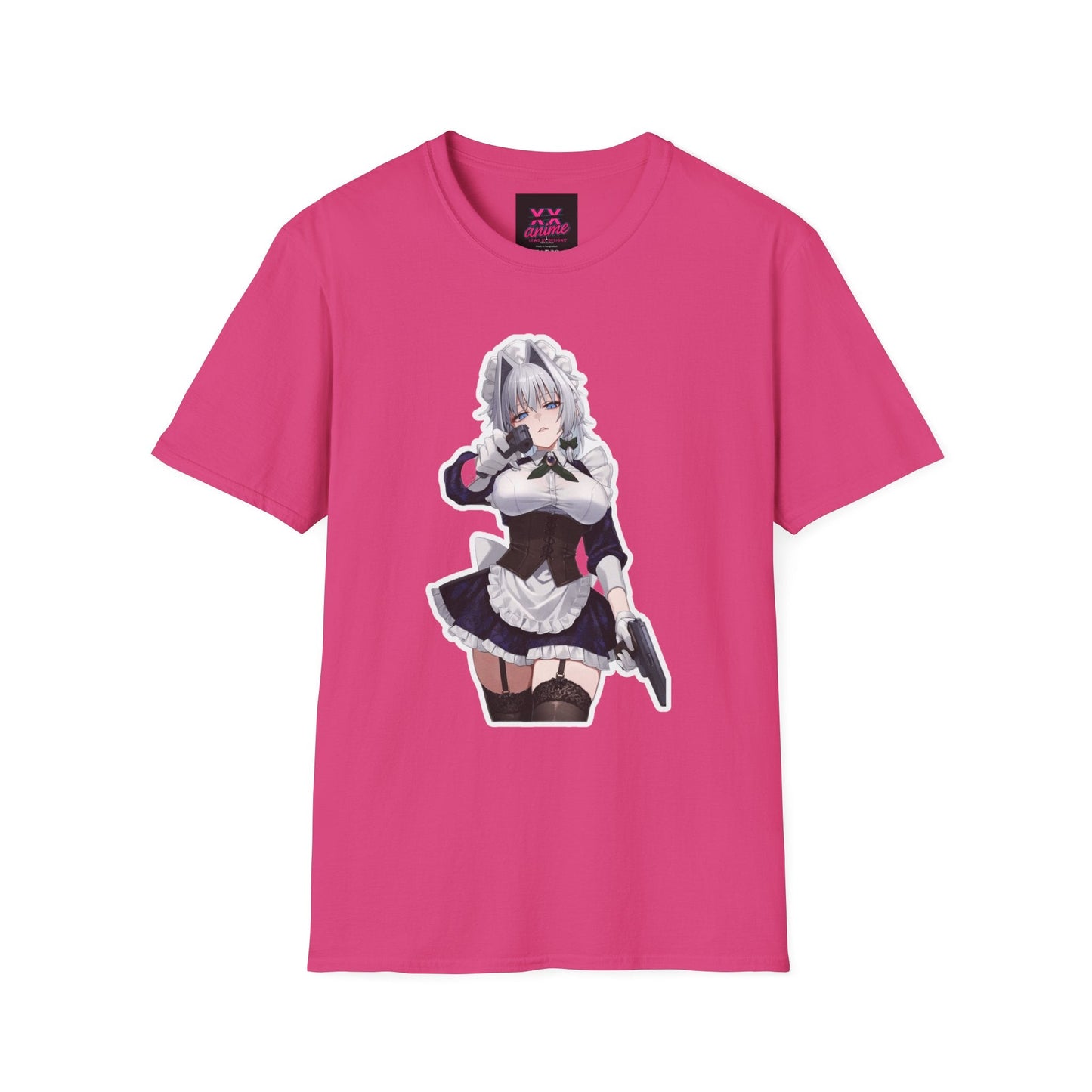 Anime-Inspired Unisex lewd gun T-Shirt - Fun, Playful Design, Perfect for Anime Lovers, Cosplay, Gifts, Casual Wear, and Conventions