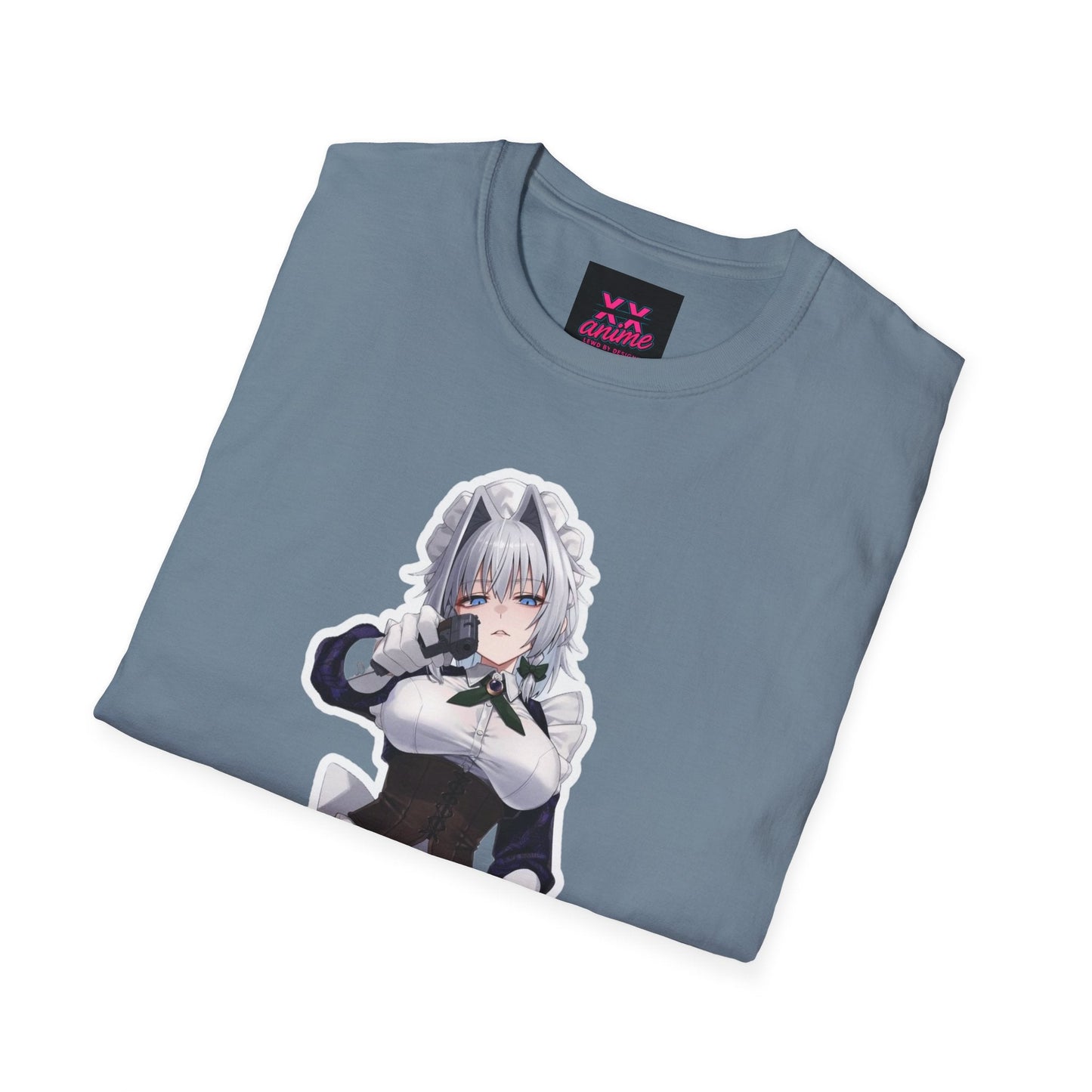 Anime-Inspired Unisex lewd gun T-Shirt - Fun, Playful Design, Perfect for Anime Lovers, Cosplay, Gifts, Casual Wear, and Conventions
