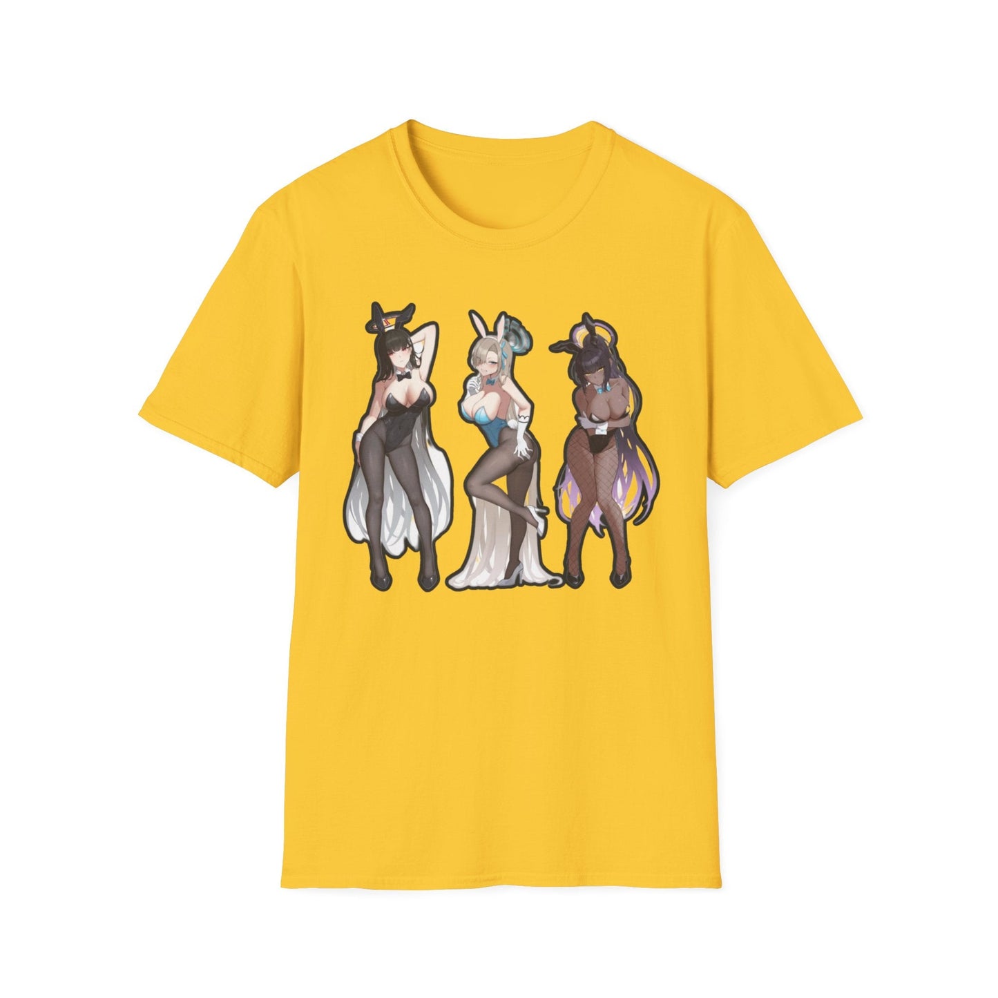 Anime-Inspired lewd bunny Unisex Softstyle T-Shirt, Cute Anime Art Tee, Casual Streetwear, Geeky Gift for Him/Her, Halloween Party Top, Graphic [...]