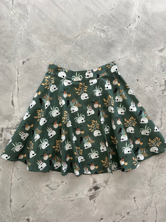 Skulls & Candles Skater Skirt