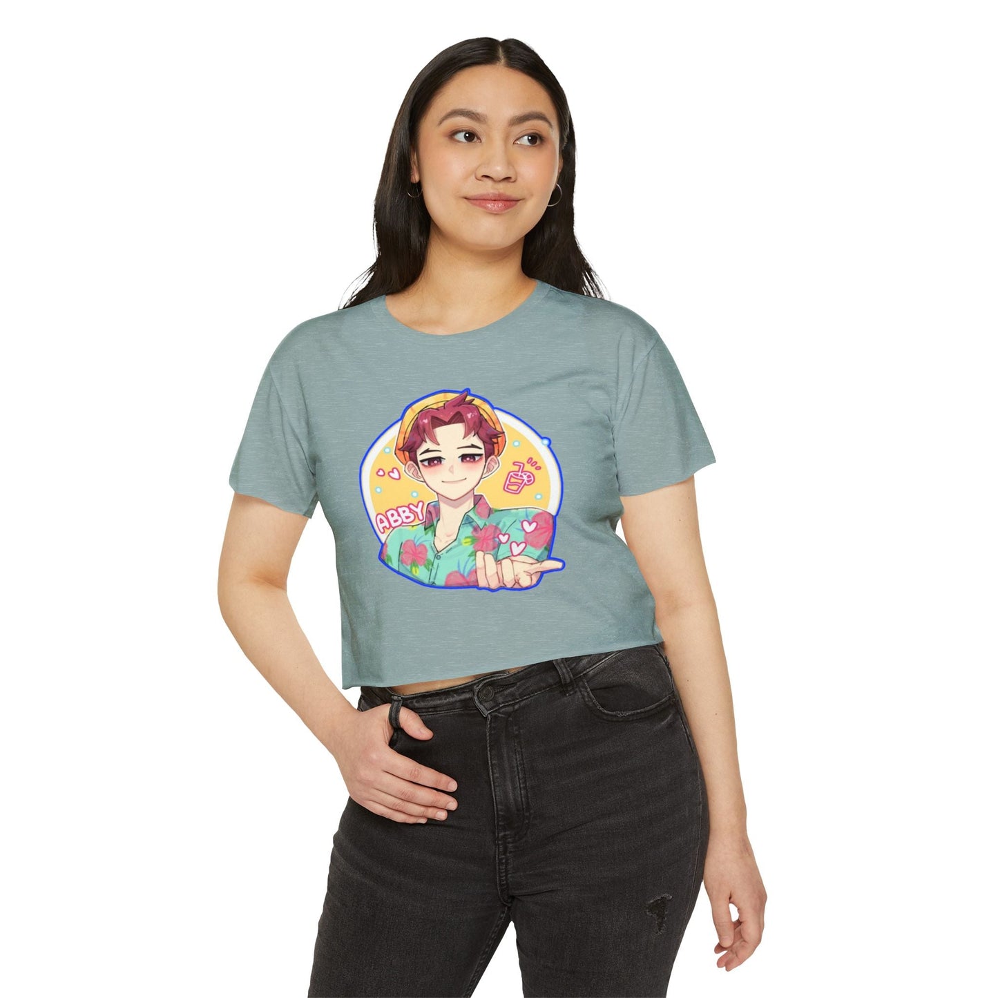 Festival Vibe kpop boys 4 Women's Crop Top, Stylish Tee for Summer Events, Cute Graphic Crop, Gift for Birthdays, Music Festivals, Casual Outfits, [...]