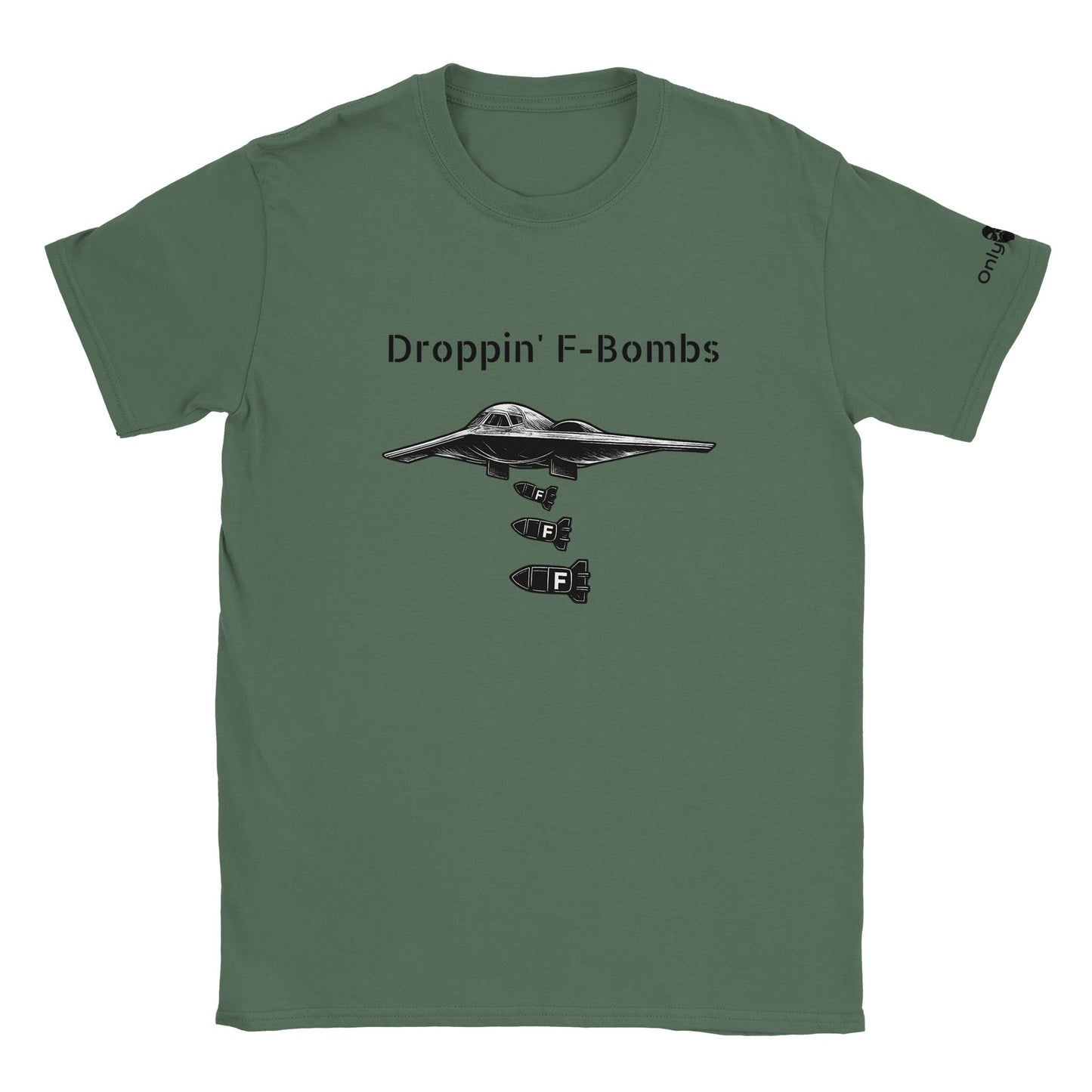Droppin' F-Bombs In Style – Only Dads T-Shirt