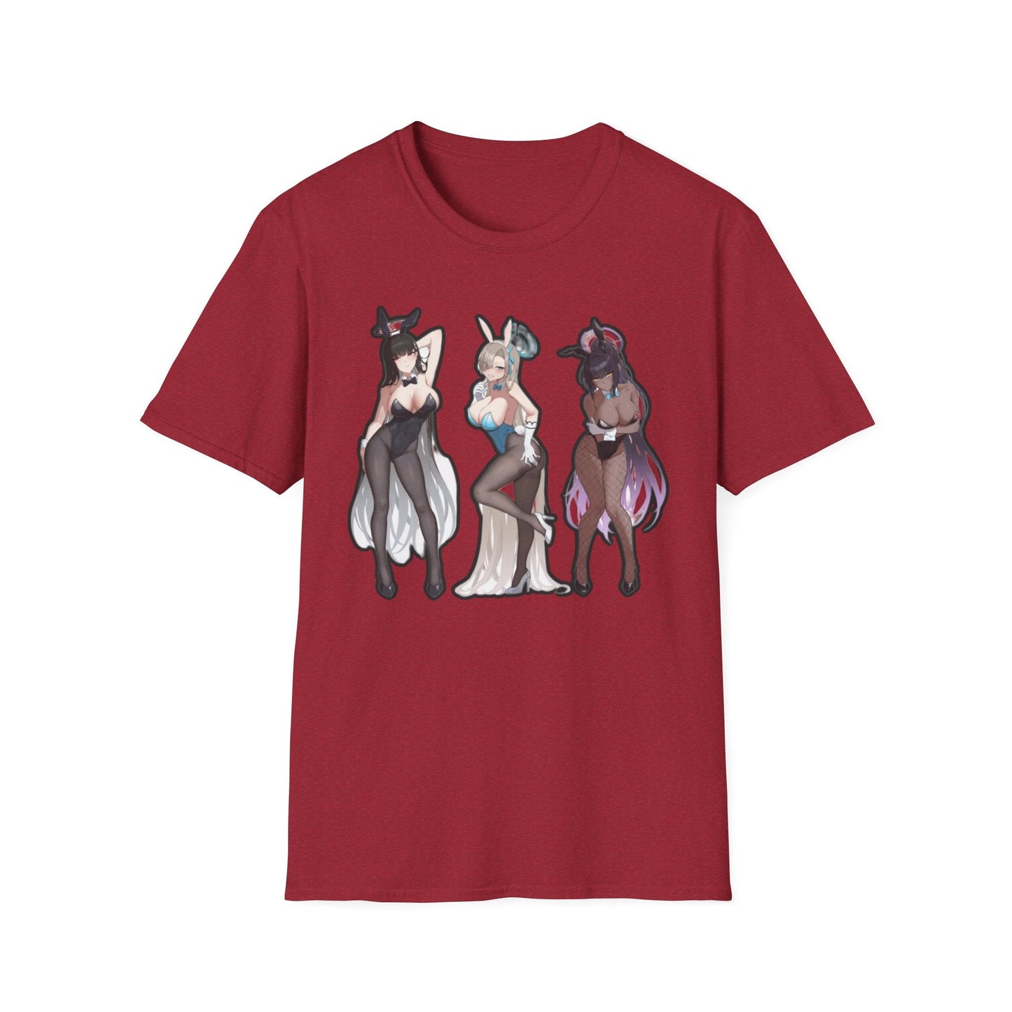 Anime-Inspired lewd bunny Unisex Softstyle T-Shirt, Cute Anime Art Tee, Casual Streetwear, Geeky Gift for Him/Her, Halloween Party Top, Graphic [...]