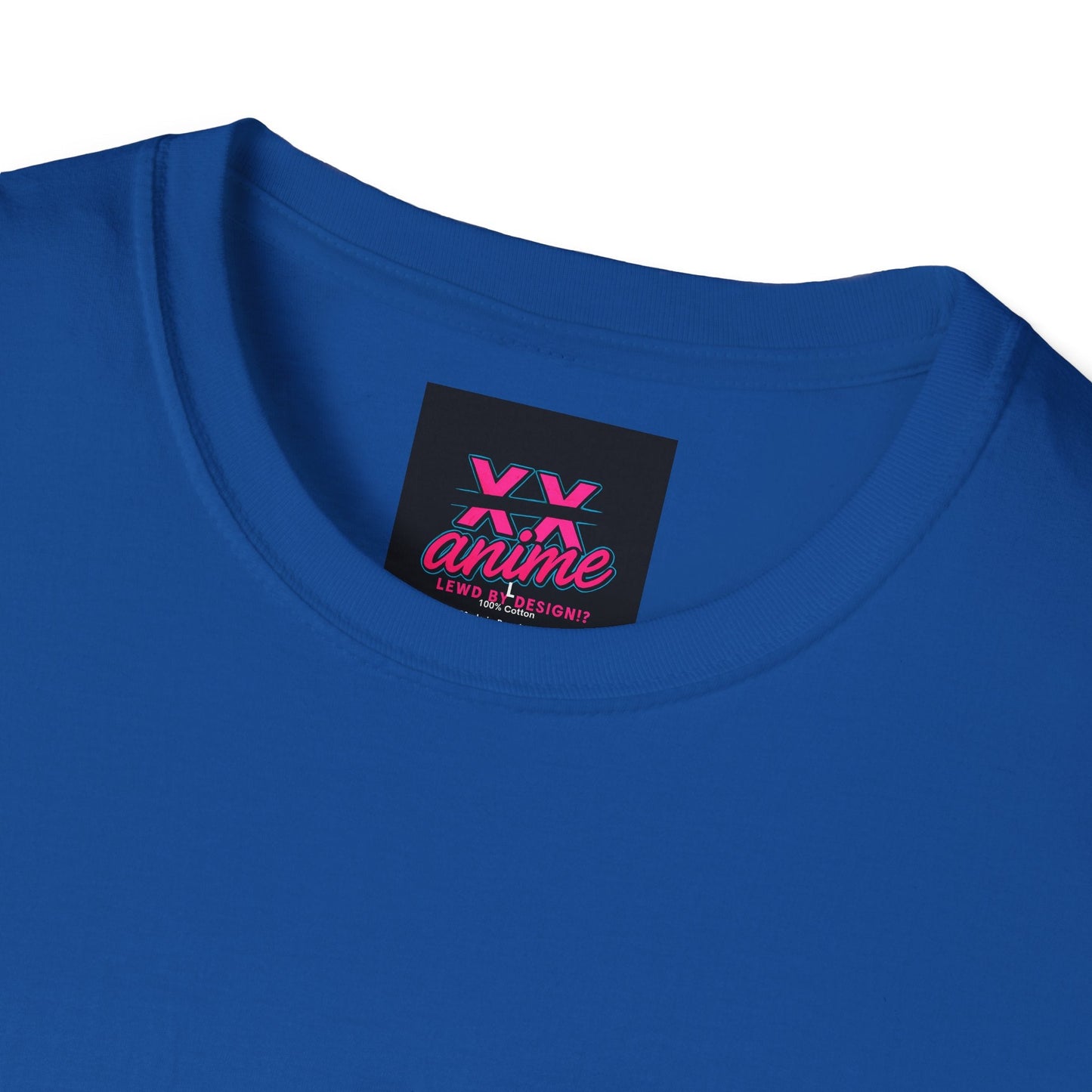 Anime-lewd Inspired Unisex Softstyle T-Shirt, Graphic Tee for Fans, Perfect for Cosplay, Gift for Anime Lovers, Casual Wear, Unique Designs