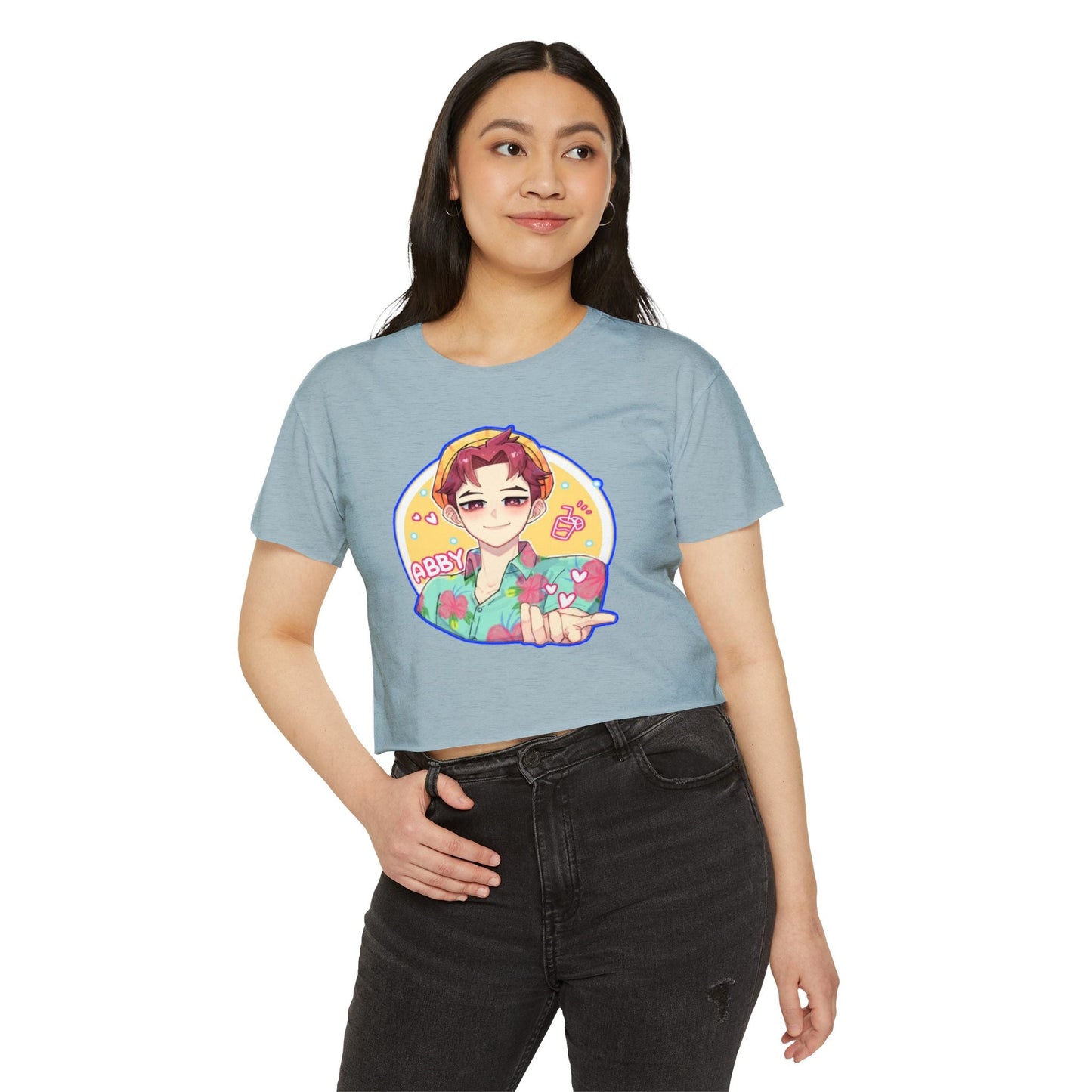 Festival Vibe kpop boys 4 Women's Crop Top, Stylish Tee for Summer Events, Cute Graphic Crop, Gift for Birthdays, Music Festivals, Casual Outfits, [...]