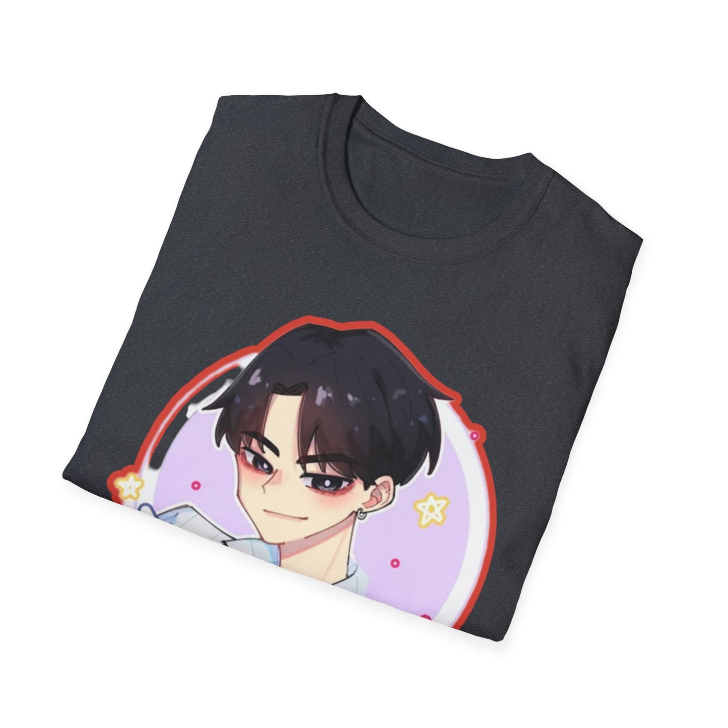 Anime Character kpop boy 2 T-Shirt, Cute Graphic Tee, Unisex Casual Wear, Gift for Teens, Kawaii Fashion, Birthday Present