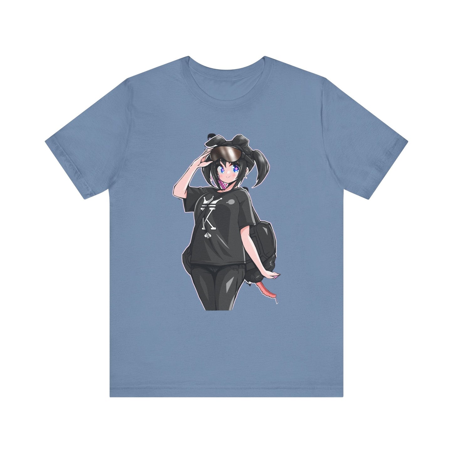 Lewd Anime-Themed Unisex Tee for Fans, Cute Graphic T-Shirt, Comfortable Everyday Wear, Perfect Gift for Anime Lovers, Stylish Casual Top