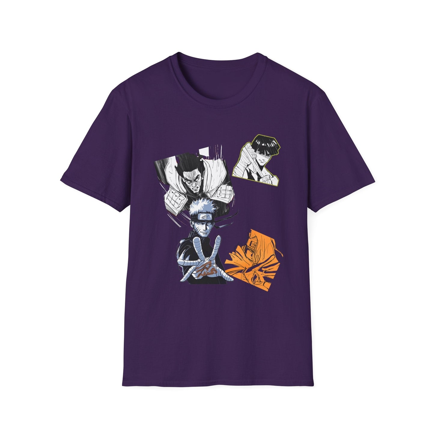 Ninja style Anime-Inspired Unisex T-Shirt, Graphic Tee for Fans, Perfect Gift for Birthdays or Conventions, Casual Wear, Softstyle Shirt