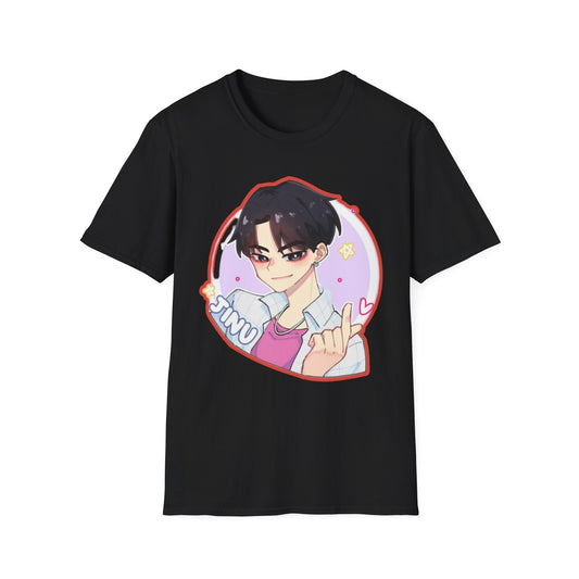 Anime Character kpop boy 2 T-Shirt, Cute Graphic Tee, Unisex Casual Wear, Gift for Teens, Kawaii Fashion, Birthday Present