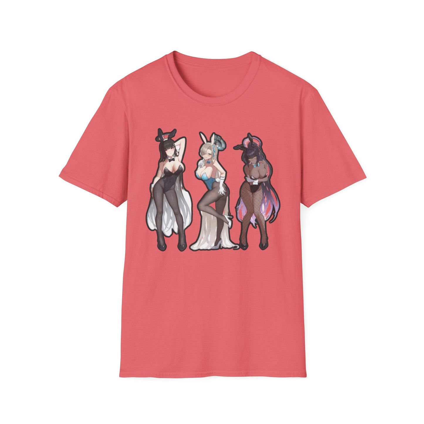 Anime-Inspired lewd bunny Unisex Softstyle T-Shirt, Cute Anime Art Tee, Casual Streetwear, Geeky Gift for Him/Her, Halloween Party Top, Graphic [...]