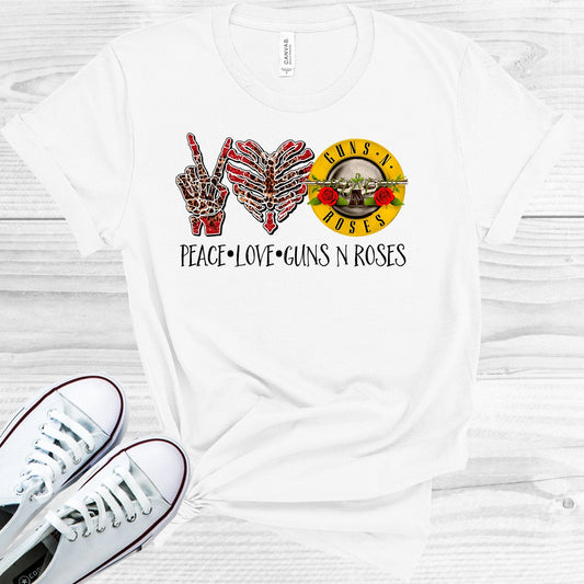 Peace Love Guns N Roses Graphic Tee
