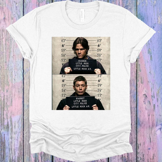 Sam and Dean Mugshots Graphic Tee