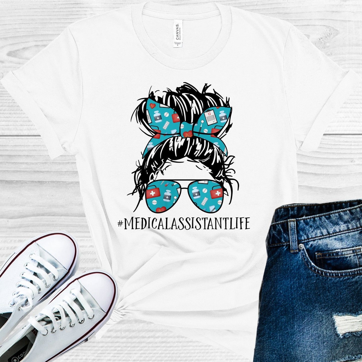 Medical Assistant Life #medicalassistantlife Graphic Tee